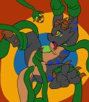 black_body black_scales blue_stripes bodily_fluids brown_claws brown_horn butt claws cum cum_on_penis dep drooling erection eye_contact forced genital_fluids genitals green_tentacles hi_res holding_neck horn hypnosis hypnosis_sex hypnotic_eyes jex_the_kobold kobold looking_at_another male markings mind_control mindless nude penetration penis precum rape ringed_eyes saliva saliva_string scales scalie sex simple_background smooth_penis solo spread_butt spread_legs spreading stripes suspension tan_underbelly teeth_showing tentacle_around_arms tentacle_around_leg tentacle_around_neck tentacle_bondage tentacle_eye tentacle_penetration tentacle_rape tentacle_sex tentaclejob tentaclejob_while_penetrated tentacles tired tongue tongue_out