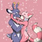  anthro bodily_fluids duo grabbing_face holding_head kissing male male/male mangodrawscsp passionate saliva size_difference 
