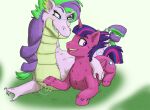 2017 4_fingers arm_around_shoulders artist_logo bangs blue_eyes blush claws colored cutie_mark dazzle_shield digital_drawing_(artwork) digital_media_(artwork) dracony dragon duo english_description english_text equid equine eyebrows eyelashes fan_character feathered_wings feathers female female_feral feral finger_claws fingers folded_wings futurehooves grass green_body green_claws green_hair green_scales green_spines green_tail_tuft hair hasbro hi_res hooves horn larger_female larger_feral logo long_hair looking_at_another male male/female mammal mane multicolored_hair multicolored_mane multicolored_tail my_little_pony mythological_creature mythological_equine mythological_scalie mythology open_mouth open_smile pink_mane pink_tongue plant purple_eyebrows purple_eyes purple_hair purple_hooves purple_mane purple_tail purple_wings quadruped scales scalie shaded sharp_teeth short_mane size_difference skywater smaller_female smaller_male smile smiling_at_another spiral_twinkle story story_in_description tail tail_tuft teeth text tongue tuft two_tone_hair unguligrade unicorn unicorn_horn winged_unicorn wings