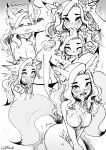  2024 absurd_res animal_humanoid balls blush bodily_fluids breasts breath caffeccino_(artist) canid canid_humanoid canine canine_humanoid clothing cum cum_in_mouth cum_inside cum_on_face ejaculation fellatio female fox_humanoid gangjeong genital_fluids genitals greyscale gynomorph gynomorph/female hair hair_bun hands-free heart_symbol held_by_ears hi_res humanoid humanoid_genitalia humanoid_penis inner_ear_fluff intersex intersex/female looking_at_viewer looking_pleasured mammal mammal_humanoid monochrome multi_tail not_furry nude onomatopoeia oral oral_orgasm orgasm panties penile penis penis_in_mouth sex sound_effects tail text tuft underwear 