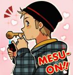  1boy beanie blonde_hair breaking_bad drugs facial_hair hat heart highres holding holding_lighter hood hoodie huyandere jesse_pinkman jewelry k-on! lighter male_focus methamphetamine ring smoking smoking_pipe solo sparkle 