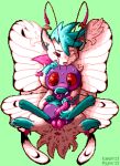 anal antennae_(anatomy) anus bodily_fluids butterfree digital_media_(artwork) duo feral flygon_(artist) freckles generation_1_pokemon generation_4_pokemon genital_fluids genitals hand_on_head hand_on_penis hi_res hug hugging_another hugging_from_behind leaking_precum legendary_pokemon looking_down male male/male multi_arm multi_genitalia multi_limb multi_penis nectar_(mattthemeow) nintendo penis pixel_(artwork) pokemon pokemon_(species) precum prehensile_penis ripparu shaymin