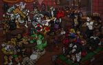 2018 4_toes abs alcohol alligator alligatorid anthro arm_wrestling badger bar bat bat_wings bear beard beaver beer belly bent_over beverage billiard_table biped black_bottomwear black_clothing black_nose black_pants bottomwear bovid bowser breasts brick_wall brown_body brown_clothing brown_footwear brown_fur brown_hat brown_headwear brown_shoes bulldog canid canine canis caprine chair cheetah closed_smile clothed clothed_anthro clothed_female clothed_male clothing cosplay costume cougar cowboy_hat crocodilian dartboard deadpool domestic_dog drax_the_destroyer ear_piercing ear_ring eyes_closed eyewear facial_hair feet felid feline female floor fluffy fluffy_tail footwear fur furgonomic_bottomwear furgonomics furniture glasses gloves goat green_body green_bottomwear green_clothing green_scales green_shorts group guardians_of_the_galaxy hair halloween halloween_decoration halloween_party handwear hat headgear headwear holding_feather holding_object holidays horn human inside kangaroo kctk kneeling laugh life_preserver lifeguard looking_at_another looking_at_another&#039;s_breasts looking_at_breasts loose_feather lying macropod male male/male mammal mario_bros markings marsupial marvel mastiff membrane_(anatomy) membranous_wings mephitid molosser mouth_closed muscular muscular_anthro muscular_male mustelid musteline nintendo on_back on_chair open_mouth open_smile orange_body orange_fur pantherine pants party piercing pink_nose pirate_hat procyonid raccoon red_bottomwear red_clothing red_shorts red_speedo red_swimwear reptile restrained ring_piercing rocket_raccoon rodent scales scalie shirt shirtless_anthro shirtless_male shoes shorts sitting sitting_on_chair skunk smile snout snow_leopard speedo spots spotted_body spotted_fur standing striped_body striped_fur stripes submissive submissive_anthro submissive_male supergirl swimwear table tail tail_tickle teeth tickle_fetish tickle_torture tickling tickling_armpits tickling_belly tickling_feet tickling_legs tickling_sides tiger toes tongue topwear true_musteline wall_(structure) wearing_glasses weasel white_body white_clothing white_fur white_shirt white_topwear wings wolf wonder_woman wood wood_floor yellow_body yellow_fur