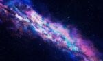  absurdres cloud colorful dark fantasy highres light light_rays nature nebula night night_sky no_humans original outdoors scenery sky skyrick9413 space sparkle sparks star_(sky) starry_sky 