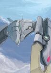  cangrejo claws cloud commentary_request crossbone_gundam flying gundam highres hitujigumo jupiter_empire machinery mecha mecha_focus mobile_armor no_humans original redesign robot science_fiction sketch 
