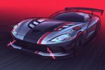  artist_name car commission cyberpunk dodge_(company) dodge_viper dodge_viper_acr electricity glowing grey_car kai55 light_trail motor_vehicle no_humans original science_fiction skeb_commission spoiler_(automobile) sports_car vehicle_focus 