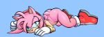  amy_rose anthro boots bracelet clothing eulipotyphlan female footwear fours_(artist) hedgehog hi_res humanoid jewelry mammal sega solo sonic_the_hedgehog_(series) 