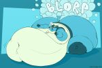  3:2 anthro ass_up belly belly_expansion belly_overhang belly_scales belly_tuft big_belly big_butt big_cheeks blorp blue_body blue_filter bubble butt canid canine canis expansion fart fart_bubbles fart_fetish feet from_front_position huge_butt huge_thighs hyper hyper_belly hyper_butt lucario male mammal moobs morbidly_obese morbidly_obese_anthro motion_lines multicolored_body navel nintendo obese obese_anthro obese_male overweight overweight_anthro overweight_male pok&eacute;mon pok&eacute;mon_(species) raised_tail ruffythelion scales solo sound_effects surprised_expression thick_thighs tuft two_tone_body underwater underwater_breathing underwater_scenery video_games water wide_hips yellow_body 