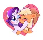 &lt;3 2022 absurd_res alpha_channel applejack_(mlp) blonde_hair blush darkynez duo earth_pony equid equine eyes_closed female feral friendship_is_magic hair hasbro hi_res horn horse kissing mammal my_little_pony one_eye_closed orange_body pony purple_hair rarity_(mlp) signature simple_background smile transparent_background unicorn white_body wink 