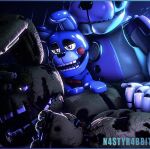  ambiguous_penetration animatronic anthro blue_body five_nights_at_freddy&#039;s five_nights_at_freddy&#039;s_3 from_behind_position funtime_freddy_(fnafsl) green_body group group_sex interspecies lagomorph leporid machine male male/male male_penetrated male_penetrating male_penetrating_male mammal multicolored_body n4styr4bbit open_mouth penetration petting pink_eyes puppet_bonnie_(fnafsl) rabbit robot scottgames sex sister_location springtrap_(fnaf) talking_to_another talking_to_partner threesome trio video_games watermark white_body 