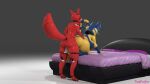  16:9 animal_crossing ankha_(animal_crossing) anthro female five_nights_at_freddy&#039;s foxy_(fnaf) hi_res male male/female nintendo pinkiraspberry scottgames video_games widescreen 