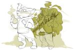 anthro armor blush butt catatex_69 clothing digital_drawing_(artwork) digital_media_(artwork) duo eyewear facial_piercing fan_character fart fart_cloud fart_fetish farting_on_another fur hair headgear hi_res horn league_of_legends long_hair male male/male nose_piercing onomatopoeia piercing potion potion_bottle riot_games sketch smile smirk smirking_at_another smirking_at_partner sound_effects tencent text waving_hand yordle ziggs_(lol)