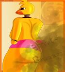 absurd_res animatronic anthro archenarie avian big_butt bird butt chica chicken clothing fart fart_fetish female five_nights_at_freddy&#039;s galliform gallus_(genus) gas gassy hi_res machine panties phasianid robot scottgames solo suggestive toy_chica underwear