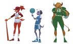 2025 2_horns accessory american_bison american_football_uniform amugea anthro armor athletic_wear avian ball baseball_bat baseball_cap baseball_uniform basketball_(ball) basketball_jersey basketball_uniform bat_(object) beak biped bird bison black_eyebrows black_hair blonde_hair blowing_bubble_gum blue_body blue_bottomwear blue_clothing blue_ears blue_footwear blue_fur blue_shirt blue_shoes blue_shorts blue_tail blue_topwear bottomwear bovid bovine braided_hair breasts brown_body brown_ears brown_fur brown_tail bubble_gum cleats clothing curved_horn eyebrows feathers female female_anthro football_helmet footwear fur furgonomics gloves green_bottomwear green_clothing green_footwear green_pants green_shirt green_shoes green_topwear grey_horn grin group gym_bottomwear gym_shorts hair hair_over_eyes hand_on_hip hand_on_own_hip handwear hat headband headgear headwear helmet hi_res holding_armor holding_baseball_bat holding_headgear holding_helmet holding_object horn horn_accessory horn_wraps jersey long_hair looking_at_viewer mammal medium_breasts mouth_closed multicolored_body multicolored_bottomwear multicolored_clothing multicolored_feathers multicolored_footwear multicolored_shirt multicolored_shoes multicolored_shorts multicolored_socks multicolored_topwear mustelid orange_beak orange_scutes otter pants pigtails plantigrade ponytail raised_eyebrow red_body red_bottomwear red_clothing red_feathers red_footwear red_hair red_hat red_headwear red_shirt red_shoes red_shorts red_socks red_topwear river_otter scuted_hands scutes shirt shoes short_hair shorts simple_background smile sneakers socks sportswear standing tail tail_feathers tail_tuft tan_inner_ear topwear trio tuft twin_braids two_tone_body two_tone_bottomwear two_tone_clothing two_tone_feathers two_tone_footwear two_tone_pants two_tone_shirt two_tone_shoes two_tone_shorts two_tone_socks two_tone_topwear uniform whiskers white_background white_body white_bottomwear white_clothing white_feathers white_footwear white_gloves white_handwear white_headband white_shirt white_shoes white_shorts white_socks white_topwear white_whiskers white_wristband wraps yellow_bottomwear yellow_clothing yellow_pants