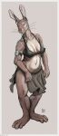 2023 absurd_res anthro apple_inc. arcr-cric armband barefoot bra breasts brown_body brown_fur clothing digital_media_(artwork) earbuds electronics feet female fur headphones hi_res ipod lagomorph leporid long_ears mammal multicolored_body multicolored_fur music_player paws pelvic_curtain portable_music_player rabbit signature simple_background solo sports_bra two_tone_body two_tone_fur underwear whiskers white_body white_fur wire
