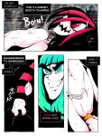 absurd_res anthro blue_eyes blue_hair bodily_fluids clothing comic curling_toes dildo dildo_in_pussy dildo_insertion duo emoticon feet felid female female/female genital_fluids genitals girl_a girl_b hair hi_res legwear mammal nude pattern_clothing pattern_legwear penetration ponporio pussy red_hair sex sex_toy sex_toy_in_pussy sex_toy_insertion striped_clothing striped_legwear stripes sweat the_disappearance_of_girl_a vaginal vaginal_fluids vaginal_penetration