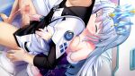  1boy 1girl \||/ ^_^ armpit_crease arms_at_sides bare_shoulders barefoot belt black_shirt blue_sleeve_cuffs bottomless breast_press breasts breasts_on_another&#039;s_back breasts_out brooch brother_and_sister buttons censored closed_eyes closed_mouth clothed_sex clothes_pull collarbone collared_shirt colored_tips cowboy_shot cum cum_string detached_sleeves dmm dress dress_pull dutch_angle ejaculation erection eyebrows_hidden_by_hair fantasy frilled_dress frilled_skirt frills from_side fumio_(ura_fmo) fur-trimmed_sleeves fur-trimmed_thighhighs fur_trim game_cg gem gold_trim gradient_hair grey_hair grey_thighhighs grisaia_battlefield_barcarolle hair_between_eyes hand_on_another&#039;s_chest hand_on_another&#039;s_stomach hand_on_another&#039;s_waist handjob happy head_out_of_frame hug hug_from_behind incest indoors jewelry kazami_kazuki kazami_yuuji kneeling layered_sleeves leaning_forward leaning_on_person legs_apart light_blush long_eyelashes long_hair long_sleeves metal_belt mosaic_censoring multicolored_hair nipples no_bra off-shoulder_dress off_shoulder official_art on_bed open_hands orgasm out_of_frame partially_undressed penis pocket purple_dress purple_overskirt purple_skirt purple_sleeves raised_eyebrows reach-around shirt siblings sidelocks sitting skirt small_breasts smile swept_bangs thick_eyelashes thighhighs thighs third-party_source tiara tsurime two-tone_shirt variant_set very_long_hair wavy_hair white_shirt white_trim yellow_gemstone zettai_ryouiki 
