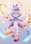  1girl animal_ears blaze_the_cat cat_ears cat_girl cat_tail fire forehead_jewel fur-trimmed_footwear fur-trimmed_gloves fur_trim furry furry_female gloves highres jacket pants pink_footwear ponytail purple_fur purple_jacket rivernull sonic_(series) tail white_gloves white_pants 