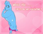 elemental_(pixar) elemental_creature embarrassed holidays humanoid male nude pinkybunn&#039;s solo valentine&#039;s_day wade_ripple water