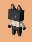 anthro black_body black_fur chibi clothed clothing domestic_cat felid feline felis female fur hi_res mammal microsoft minecraft mojang rizal_ok size_difference smaller_female solo white_clothing xbox_game_studios