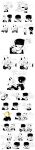 absurd_res anthro armor blush bovid cake caprine cauldron chef_hat clothing comic deltarune dessert dialogue duo eating english_text explosion eyewear feeding food fries glasses goat hand_holding hat headgear headwear hi_res honkadoi horn human humor ketchup kris_(deltarune) long_image male mammal ralsei scarf shadowed_face tall_image text undertale_(series)
