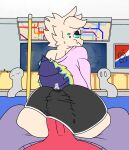 absurd_res anthro anthro_focus anthro_on_anthro arachnid arthropod being_watched black_bottomwear black_clothing black_shorts blue_body blue_fur bodily_fluids bottomwear bulge butt clothing cum cum_in_clothing cum_on_butt cum_through_clothing cute_fangs demon detailed_bulge duo_focus eocvevo erection exoskeleton fangs fur genital_fluids genital_outline genitals glans_outline group hair hi_res hoodie hot_dogging interspecies ittybittyjay looking_at_another looking_back looking_down male male/male male_focus metro multi_eye pants penis penis_outline pink_clothing pink_hoodie pink_topwear public public_sex purple_body purple_bottomwear purple_clothing purple_exoskeleton purple_pants red_penis rojo_(eocvevo) sex shorts sleeping solo_focus sound_effects spider sweat tan_body tan_exoskeleton tan_fur tan_hair teal_sclera teeth through_clothing topwear vowelless vowelless_sound_effect wet wet_clothing white_bottomwear white_clothing white_eyes white_shorts yellow_body yellow_fur zzz