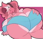 anthro areola avian big_breasts bird bra breasts butt butt_focus car chest_tuft clothing dirty female flamingo flashing flashing_breasts flirting hi_res huge_breasts lilfatpepper lustful_gaze mingo nipple_piercing nipples overflowing_breasts overweight piercing pink_areola pink_body pink_nipples puffy_areola puffy_nipples simple_background solo spread_butt spreading tuft underwear vehicle