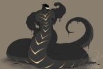 3:2 apode draconcopode dripping entitropy goo_creature hi_res legless male muscular muscular_male naga nipples serpentine solo