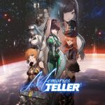  1boy 5girls adam_(stellar_blade) album_cover armpits beret black_hair blue_hair bodysuit breasts brown_hair colored_inner_hair cover earth_(planet) english_text eve_(stellar_blade) game_cg goddess_of_victory:_nikke hair_ornament hat holding holding_sword holding_weapon impossible_clothes jacket large_breasts lily_artemis_ii_(stellar_blade) looking_at_viewer multicolored_hair multiple_girls non-web_source official_art orange_hair planet ponytail privaty_(nikke) rapi_(nikke) raven_(stellar_blade) robot sidelocks sleeveless space star_(sky) stellar_blade sword thick_thighs thigh_gap thighs twintails weapon 