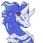 angry animate_inanimate bone dragon ghost horn hypnotic_eyes inflatable living_inflatable looking_at_viewer mythological_creature mythological_scalie mythology pool_toy purple_body scalie skull skull_head solo spirit symrea telegram_sticker