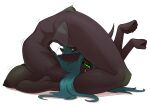 anthro areola arthropod biped black_body breasts changeling chrysalisdraws female flexible friendship_is_magic genitals hair hasbro looking_at_viewer my_little_pony nipples nude pupils queen_chrysalis_(mlp) side_view simple_background solo thick_thighs vulva yoga
