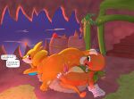 absurd_res anus balls blush buizel butt charmander duo erection female feral from_behind_position generation_1_pokemon generation_4_pokemon genitals heart_symbol hi_res inviting kerchief larger_female lying male male/female neckerchief neckwear nervous nintendo on_front orientation_play penis pokemon pokemon_(species) pokemon_mystery_dungeon rubbing_pussy seductive sex sharpedo_bluff size_difference smaller_male spike_chunsoft surprised tail tapering_penis text thewizardstick vulva