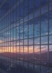  akafune building city city_lights cityscape cloud commentary_request evening fence highres mountain mountainous_horizon no_humans original outdoors rooftop scenery signature sky star_(sky) sunset tree 