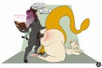 2022 anal anal_penetration anthro anthro_on_anthro anthro_penetrated anthro_penetrating anthro_penetrating_anthro armpit_hair ass_up ball_tuft ballhawk balls big_butt big_penis big_tail black_body black_fur blush bodily_fluids body_hair book bovid bovine brown_hair bruised bull_(giegues) butt casting_spell cattle chest_hair cloven_hooves colored crying curly_hair dialogue digital_drawing_(artwork) digital_media_(artwork) drooling duo ear_piercing ear_tag english_text erection feet from_behind_position fucked_silly fur generation_1_pokemon genitals glowing glowing_book hair hairy_balls hi_res hooves huge_butt huge_hips huge_thighs humanoid_genitalia humanoid_penis legendary_pokemon long_hair looking_pleasured male male/male male_anthro male_penetrated male_penetrating male_penetrating_male mammal mewtwo mottled mottled_genitalia mottled_penis muscular muscular_anthro muscular_male nintendo nipples nude nude_anthro nude_male open_mouth peach_(peachymewtwo) pear-shaped_figure pecs penetration penile penile_penetration penis penis_in_ass piercing pokemon pokemon_(species) profanity pubes reading reading_book rear_admiral_position reddened_butt saliva sex side_view simple_background speech_bubble spellbook standing tail tail_motion tears teeth text thewilldpink thick_thighs toes tongue tongue_out tuft unguligrade white_background white_body wide_hips yellow_balls yellow_tail
