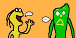  digital_drawing_(artwork) digital_media_(artwork) duo gesture graggle_simpson gumby happy humanoid male shocked speech_bubble tanimationllc waving 