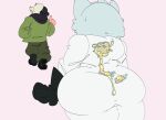 absurd_res aftermath animal_humanoid anthro beanie big_butt bigbun_3 bodily_fluids bun-e butt clothing coat cum cum_on_back cum_on_butt cum_stain domestic_cat duo felid felid_humanoid feline feline_humanoid felis fist genital_fluids gesture gloves hand_gesture handwear hat headgear headwear hi_res huge_butt humanoid jacket lab_coat male male/male mammal mammal_humanoid murid murine open_mouth rat rodent rodent_humanoid thumbs_up topwear walking 