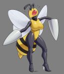  anthro badroy beedrill bondage_suit bound collar drone dronification encasement female high_heels hypnosis mind_control nintendo pok&eacute;mon pok&eacute;mon_(species) solo video_games yuukari 