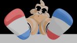 3d_(artwork) blushcrunch_studio bodily_fluids clothing colonthreeguy dandy&#039;s_world digital_media_(artwork) feet foot_fetish foot_focus footwear goob_(dandy&#039;s_world) hi_res paws roblox socks