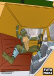 behind_the_wheel breasts exposed_breasts feet female futamaki genitals green_body green_skin hi_res medium_truck photo_background photography_(artwork) reptile scalie solo solo_focus spread_legs spreading teenage_mutant_ninja_turtles truck turtle van vehicle venus_de_milo_(tmnt) vulva
