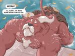2_horns 5_fingers anal anthro anthro_on_anthro anthro_rimmed anthro_rimming anthro_rimming_anthro arm_hair barazoku beard biceps biped black_nose blush body_hair bovid bovine brown_body brown_fur cattle chest_hair chest_tuft deltoids detailed_background dialogue digital_media_(artwork) dullaram duo english_text exclamation_point eyebrows eyes_closed facial_hair fallen_leaves fingers floor fur gulonine hand_on_partner's_butt hi_res horn humanoid_hands interspecies leaf leg_hair male male/male male_anthro male_rimmed male_rimming male_rimming_male mammal manly marten mature_anthro multicolored_body multicolored_fur muscular muscular_anthro muscular_arms muscular_male mustache mustelid musteline nude nude_anthro nude_male onomatopoeia open_mouth oral partially_submerged pecs pink_tongue red_body red_fur rimming sable_(marten) sex shaded shoulder_hair skinny_dipping smile sound_effects speech_bubble surprised swimming_pool tail tan_ears tan_eyebrows teeth text tile tile_floor tongue tuft vulto_(dullaram) water wet wet_body wet_floor wet_fur white_beard white_body white_body_hair white_eyebrows white_facial_hair white_fur white_horn white_mustache