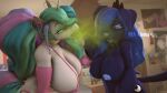 3d_(artwork) anthro bad_breath breath_sniffing bullying digital_media_(artwork) disgust dominant duo equid equine female female/female friendship_is_magic haaarlaine hasbro hi_res horse humiliation incest_(lore) mammal my_little_pony pony princess_celestia_(mlp) princess_luna_(mlp) sibling_(lore) sister_(lore) sisters_(lore) smelly source_filmmaker_(artwork) teasing