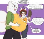 2024 accessory alina_(zenzzohyr) anthro belt beverage big_tail black_belt black_bottomwear black_clothing black_nose black_pants black_shorts blush bottomwear breasts brown_hair canid canine canis casual_vore cellphone clothed clothing coat dialogue digital_drawing_(artwork) digital_media_(artwork) domestic_cat domestic_dog electronics english_description english_text felid feline felis female female_pred fur green_clothing green_coat green_topwear grey_body grey_fur hair hand_on_belly headband heart_symbol hi_res holding_cellphone holding_object holding_phone holding_smartphone mammal milkshake neck_tuft nordic_sled_dog orange_clothing orange_shirt orange_topwear pants phone pink_nose purple_background purse question red_headband safe_vore samoyed shirt shorts simple_background smartphone smile spitz tabby_cat tail tail_motion tailwag text topwear tuft unbirthing vaginal vore walking white_background white_body white_fur white_hair willing_pred willing_prey yellow_clothing yellow_shirt yellow_topwear zenzzohyr