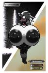  anthro areola big_areola big_breasts breasts choker clothed clothing female hi_res huge_areola huge_breasts huge_nipples hyper hyper_breasts jewelry multifaker5 necklace nintendo nipple_piercing nipples obstagoon piercing pok&eacute;mon pok&eacute;mon_(species) solo spiked_choker tongue tongue_out topless video_games 