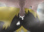  absurd_res animal_genitalia animal_pussy anthro balls bestiality bodily_fluids braixen canine_pussy cum cum_in_pussy cum_inside duo female feral fur genital_fluids genitals grey_body grey_fur hi_res human humanoid_genitalia humanoid_penis leaking leaking_precum loofah male male/female mammal nintendo nonny18675309 penetration penile penile_penetration penis penis_in_pussy pok&eacute;mon pok&eacute;mon_(species) precum pubes pussy pussy_juice shampoo shower showering stick vaginal vaginal_penetration video_games wet wet_body wet_fur yellow_body yellow_fur 