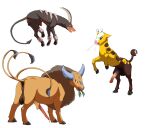  absurd_res animal_genitalia anus balls big_horn bovid bovine breath canid canine eating erection feral genitals girafarig grass half-erect hi_res hooves horn houndoom male mammal multi_tail multiple_images nintendo on_hind_legs penis plant pok&eacute;mon pok&eacute;mon_(species) sheath simple_background solo source_request tauros thin_penis unknown_artist video_games white_background 