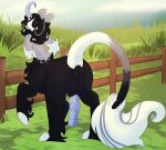 animal_genitalia animal_penis anus cloudy_hyena cupid_(cloudy_hyena) equid equine equine_genitalia equine_penis genitals heart_symbol hi_res horn inviting looking_at_viewer looking_back male mammal mythological_creature mythological_equine mythology penis raised_leg raised_tail solo splynter tail taur unicorn unicorn_taur