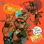  >_o 1boy :p animal_ears arm_tattoo artist_logo ball bandaged_fingers bandages bandaid bandaid_on_face bandaid_on_nose billiard_ball black_mask cat cat_ears cat_tail claw_pose collage_background cowboy_shot drawn_ears drawn_star drawn_whiskers english_commentary english_text eyebrow_cut eyewear_on_head facial_hair fake_animal_ears fake_tail fingerless_gloves flourish_(design) from_above frutiger_aero full_body gauze gauze_on_arm gauze_on_cheek gloves goatee green_eyes green_gloves green_mask green_pants green_vest hands_up hashtag-only_commentary highres i_heart... knee_pads logo looking_at_viewer multiple_views mustache one_eye_closed open_clothes open_hands open_vest orange-tinted_eyewear orange_background original pants parted_lips price_tag safety_glasses shirt single_fingerless_glove skcd_loen sketch speech_bubble star_(symbol) star_print tail tan tattoo teeth tinted_eyewear tongue tongue_out two-tone_mask ushanka vest white_shirt wrestler wrestling_mask wrestling_outfit 