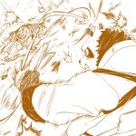 2020 action_scene anthro bear biped dreamworks felid fur giant_panda hi_res kung_fu_panda line_art male mammal markings master_po_ping moku_nameko motion_lines pantherine snow_leopard spots spotted_body spotted_fur tai_lung_(kung_fu_panda)