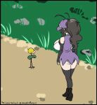  2022 ambiguous_gender animated antenna_hair bellsprout big_breasts bottomwear breakdancing breasts brown_hair clothing duo elemental_creature female feral flora_fauna hair hat headgear headwear hotpants huge_breasts human humor legwear mammal nintendo not_furry plant pok&eacute;mon pok&eacute;mon_(species) pok&eacute;mon_trainer ponytail rear_view shorts side_boob signature sims_cat_breakdancing the_lost_artist thigh_highs video_games 