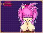 amy_rose animated anthro arms_tied bdsm big_breasts bodily_fluids bound breast_reduction breast_squish breasts cringing digital_media_(artwork) drain draining fan_character female fur hair huge_breasts humanoid nipples nude pink_body pink_hair pink_nipples pixel_(artwork) pixel_animation redeye_samurai_(artist) sega simple_background solo sonic_the_hedgehog_(series) squish submissive tears worried